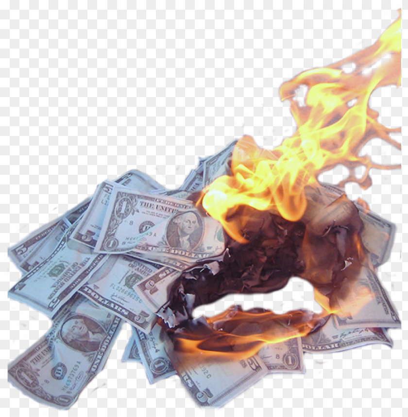 Burning Money Png Image With Transparent Background Toppng - 