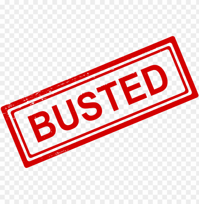 Free download | HD PNG red circular stamp with busted written across it ...