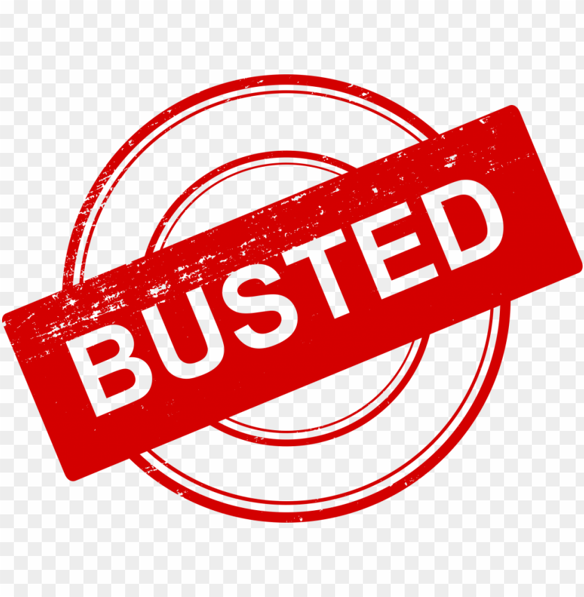 Free download | HD PNG red stamp with busted written in bold across a ...