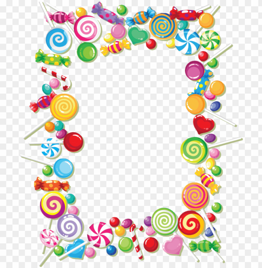 Free download | HD PNG candy frame PNG transparent with Clear