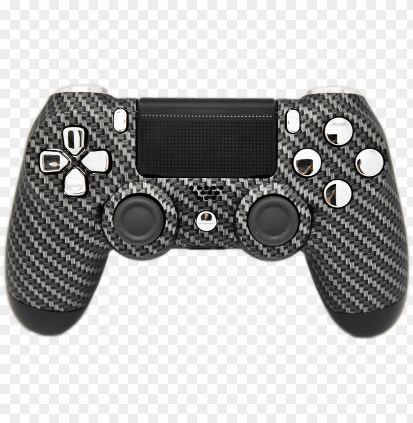 transparent white ps4 controller