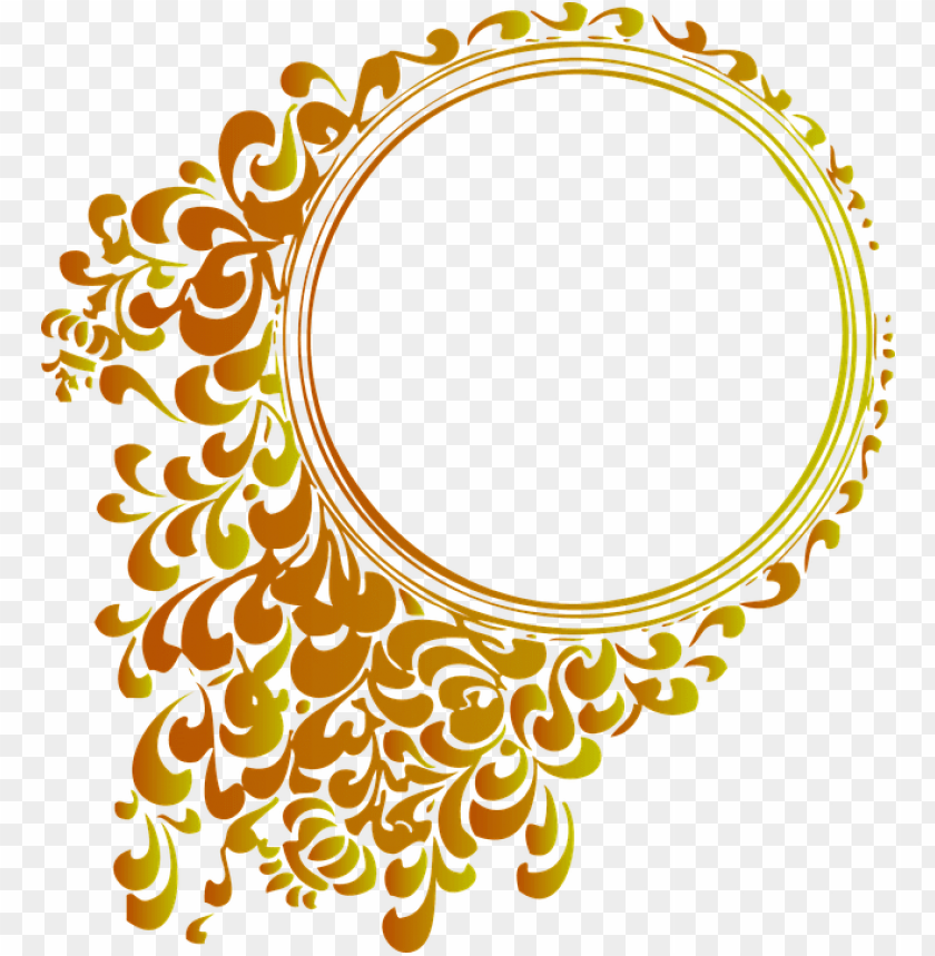 Cells Png Gold Circle Frame Png Image With Transparent