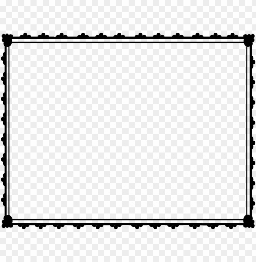 Free Download HD PNG Certificate Border Template Black Types Of 