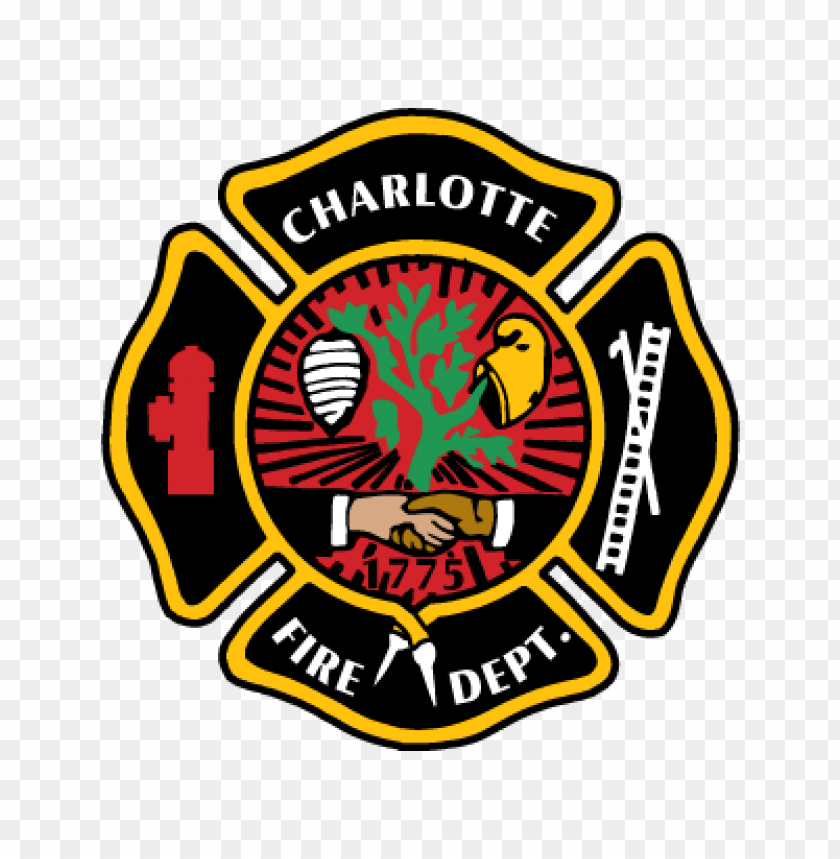 Charlotte Fire Department Logo Vector Free cutout PNG & clipart images ...