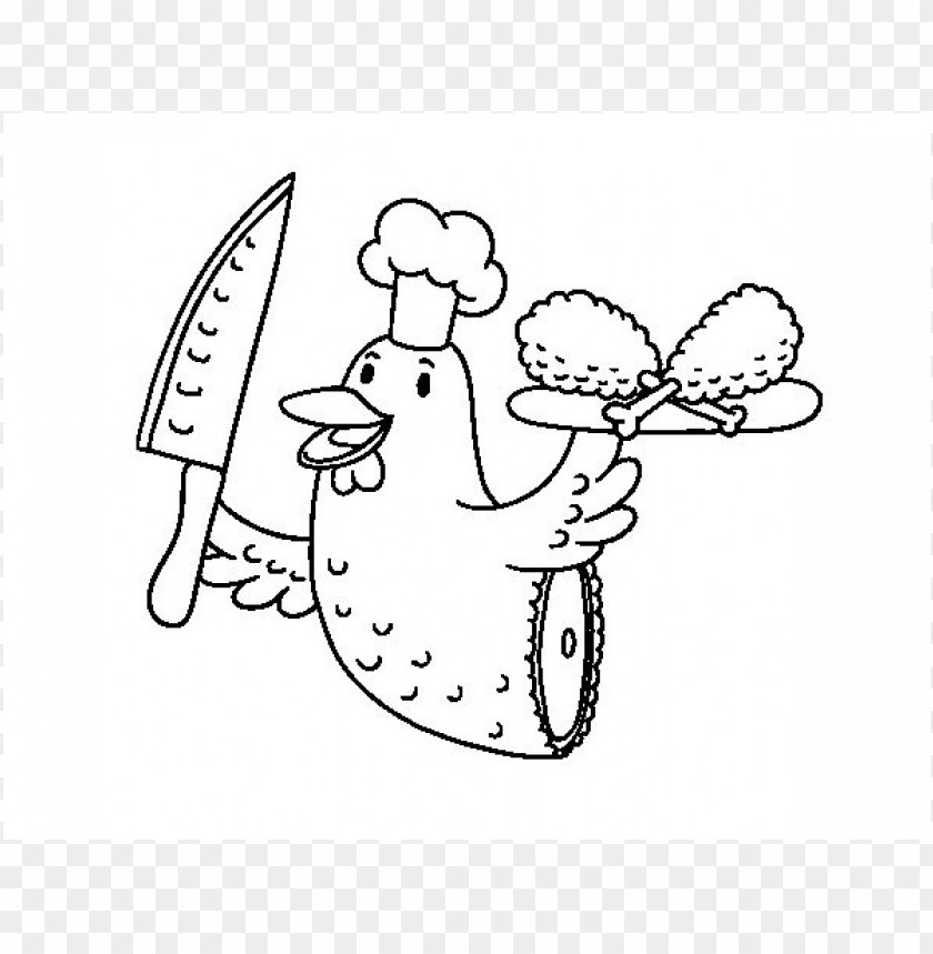 Free download HD PNG chicken meat coloring page PNG transparent with