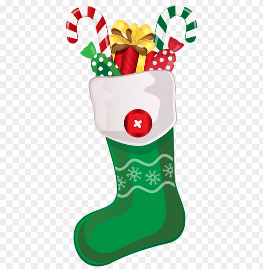 Free download | HD PNG christmas green stocking with candy canes PNG ...