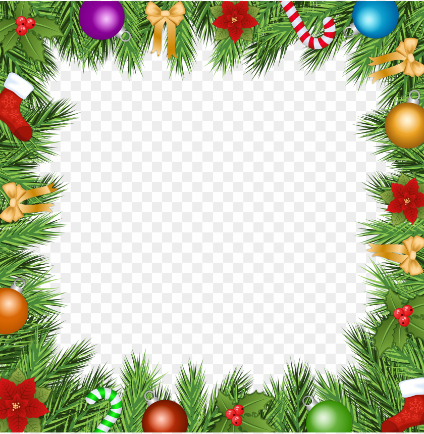 Free download | HD PNG christmas transparent frame png border ...