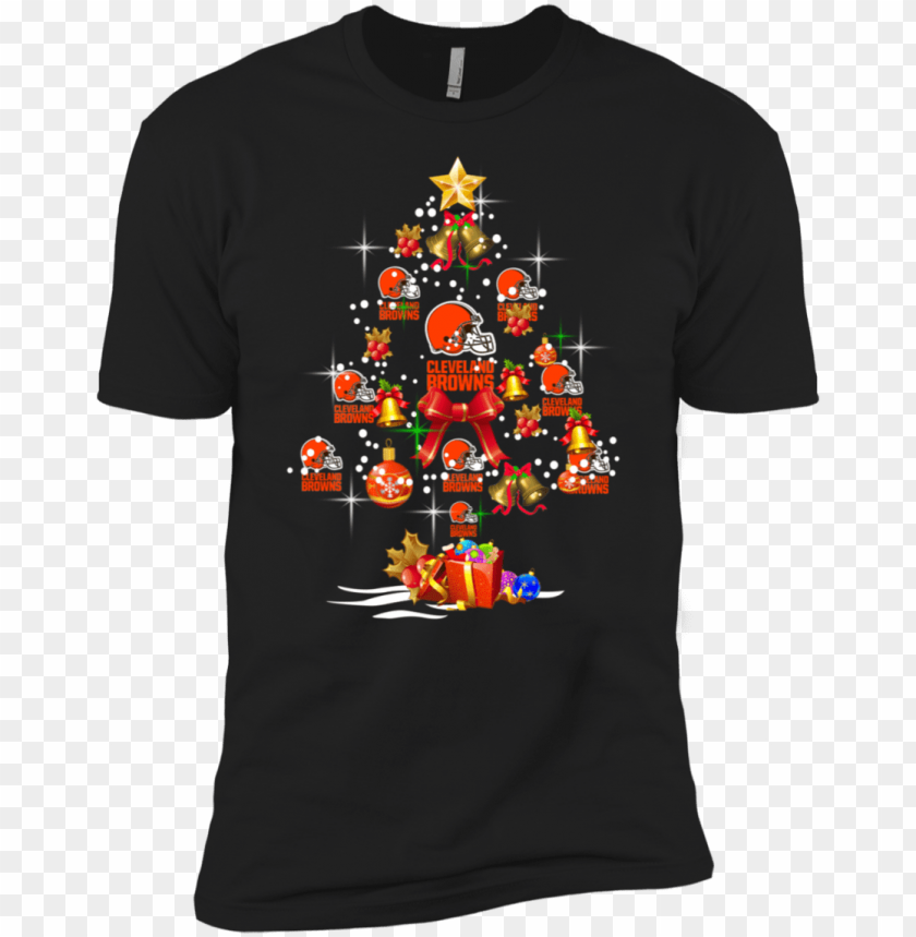 Free download | HD PNG cleveland browns christmas tree premium t shirt ...