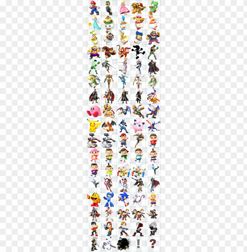 Click For Full Sized Image Character Renders Mii Gunner Sprite Sheet Png Image With Transparent Background Toppng - sprite sheet roblox