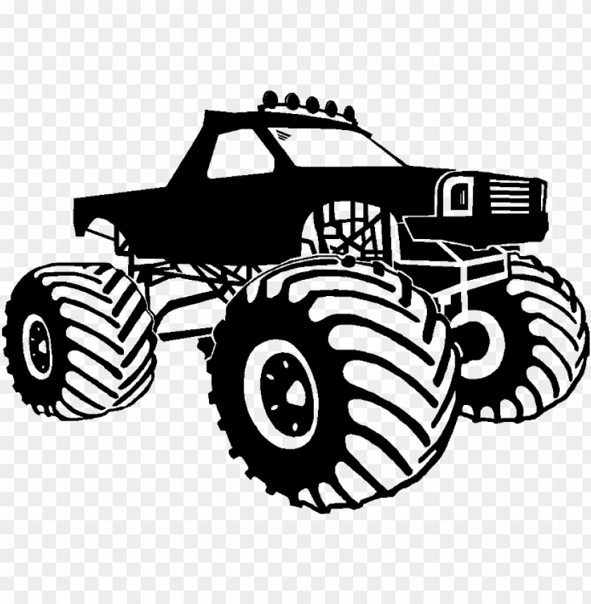 Monster Truck Clipart No Background - Go Images Net