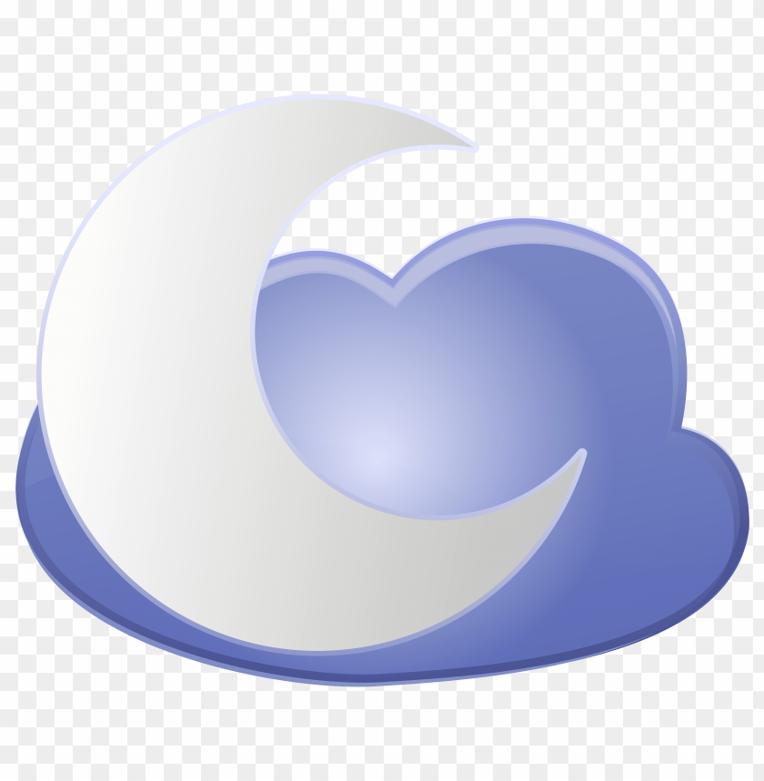 Free download | HD PNG moon and cloud weather illustration clipart png ...