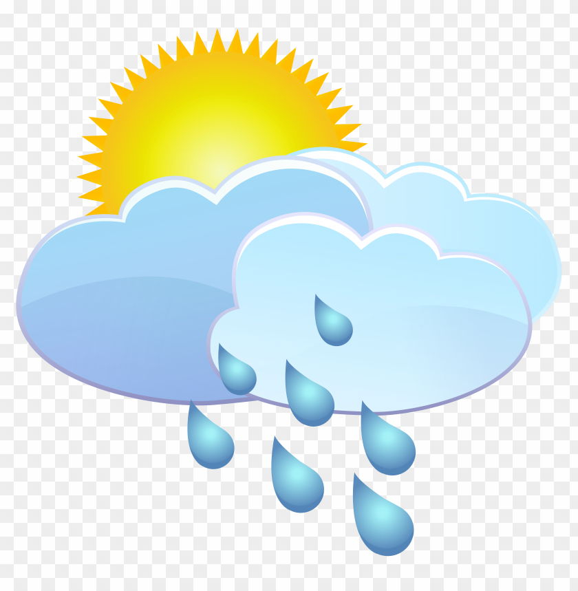 Free download | HD PNG clouds sun and rain drops weather icon clipart ...