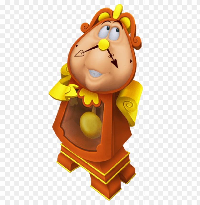 Download Cogsworth Beauty And The Beast Cartoon Transparent