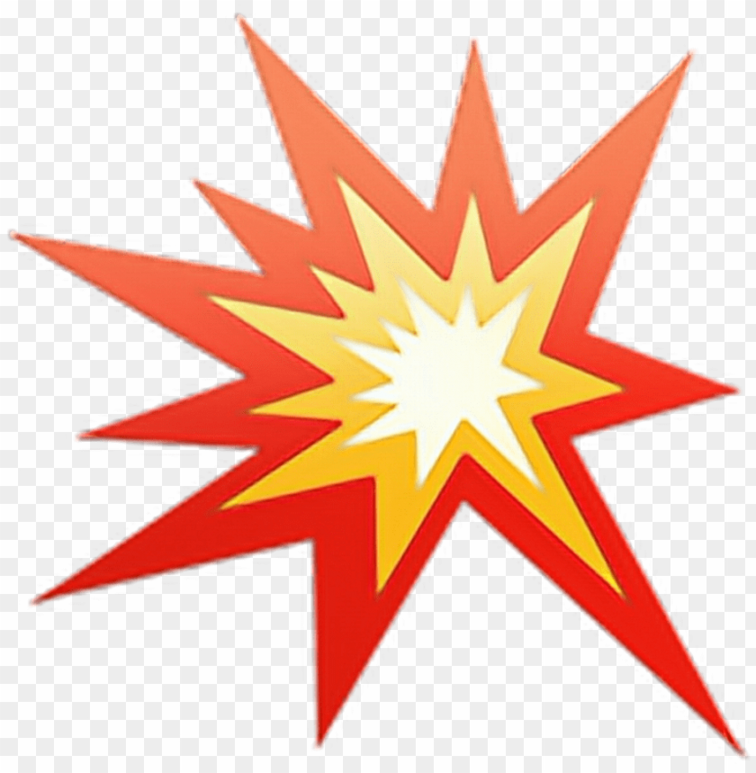 Free download HD PNG collision emoji collision explosion emoji