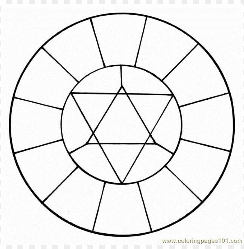 Free download | HD PNG color wheel coloring page PNG transparent with ...