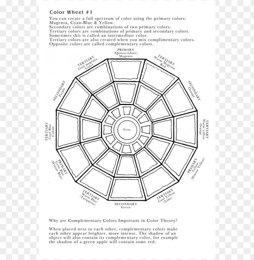 Free download | HD PNG color wheel coloring page PNG transparent with ...