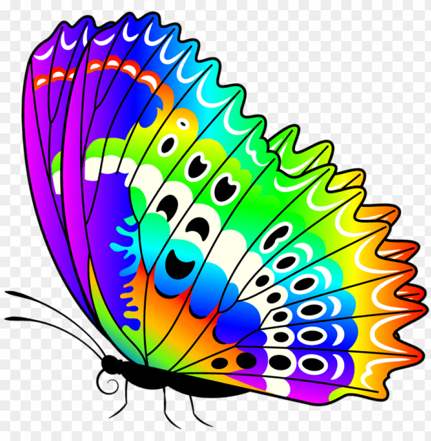 Free download | HD PNG colorful butterfly transparent clipart png photo ...