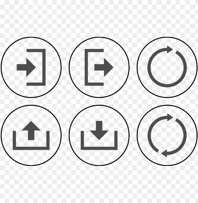 Download computer icons symboluser login sign out icon material