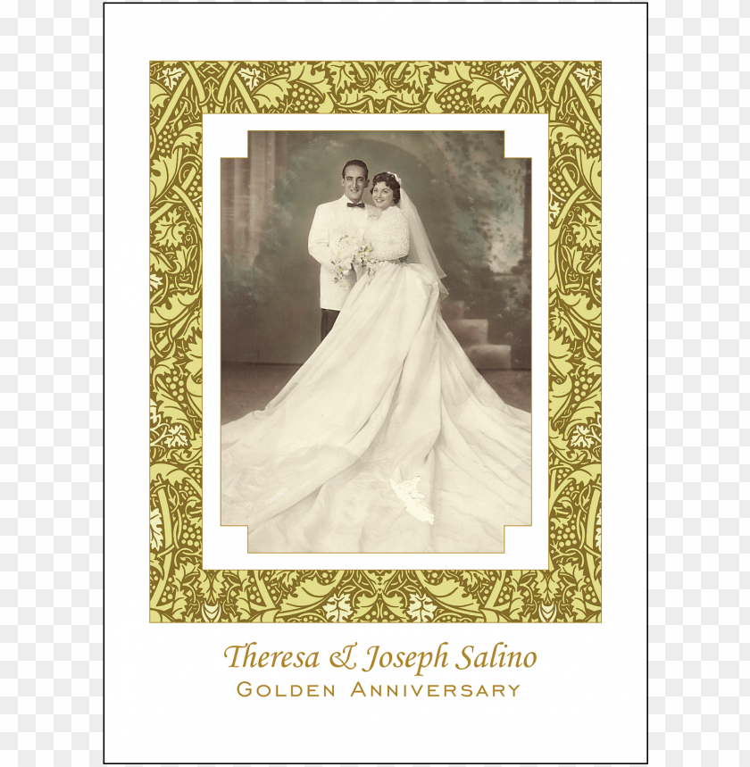 Cover Of 50th Wedding Anniversary Party Invitation 50th Wedding