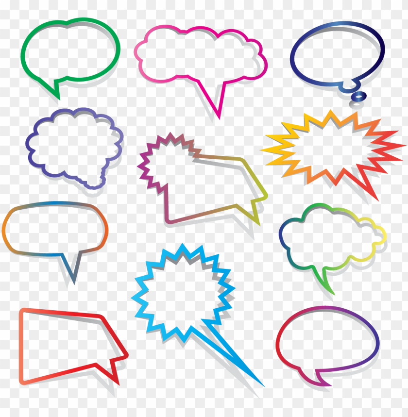 Free download | HD PNG creative thought bubbles thinking speech clipart ...