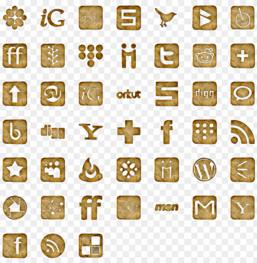 Free download | HD PNG crumpled paper icon pack by webtreatsetc brown ...