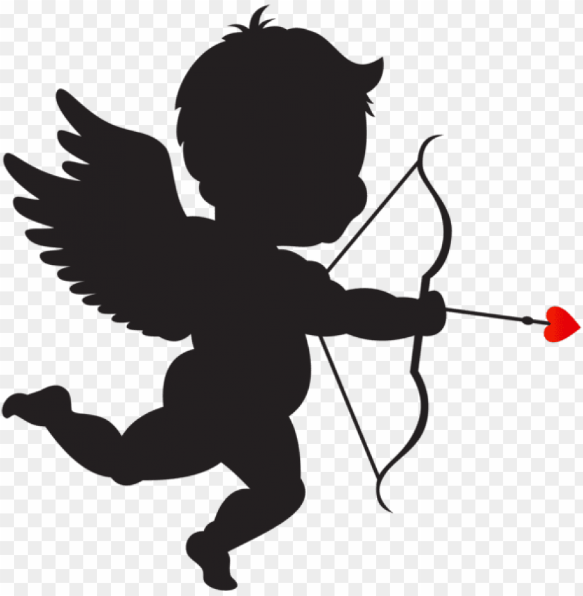 Free download | HD PNG cupid with bow silhouette png images background ...