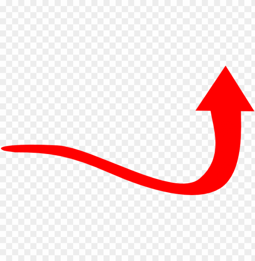 Curved Clipart Red Arrow Curved Red Arrow Png Image With Transparent Background Toppng