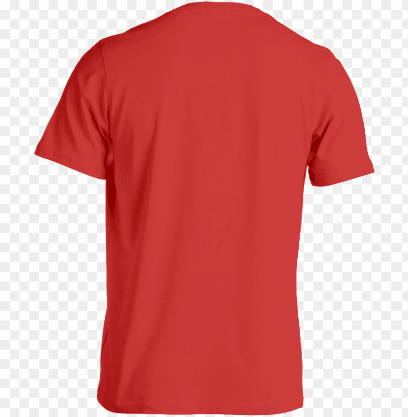 Custom Tee Template Red Back T Shirt Back Template Blue Png Image With Transparent Background Toppng - roblox t shirt template red