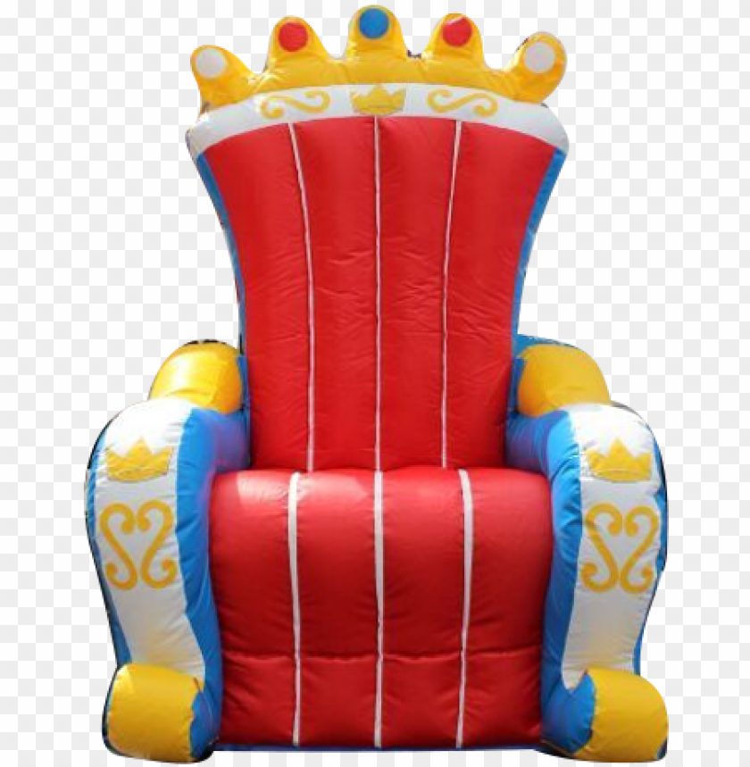 Free download HD PNG customized birthday inflatable king throne chair
