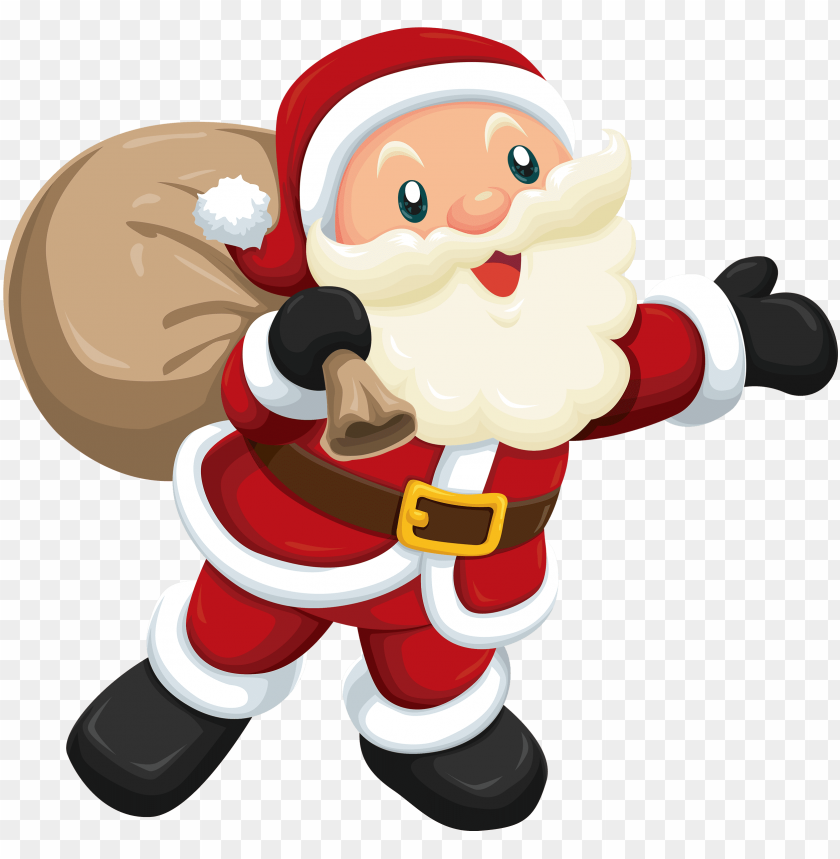 Download Cute Santa Claus Vector Png Free Png Images Toppng