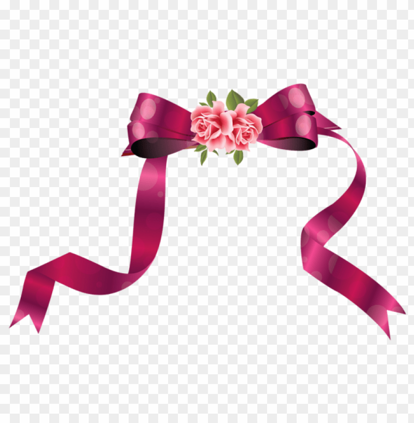 Free download | HD PNG decorative ribbon with roses png clipart png ...
