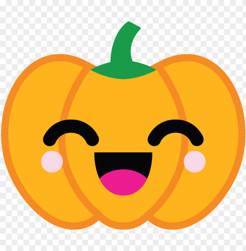 Download dibujos kawaii calabaza kawaii alegre png Free
