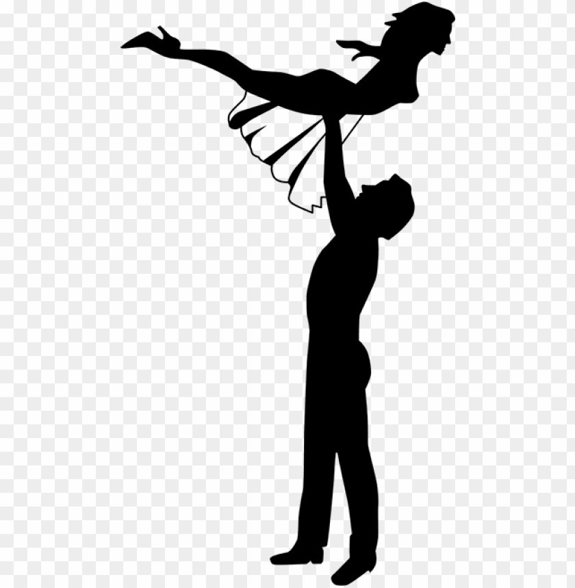 Dirty Dancing Silhouette Sticker Dirty Dancing Clipart Png Image With ...