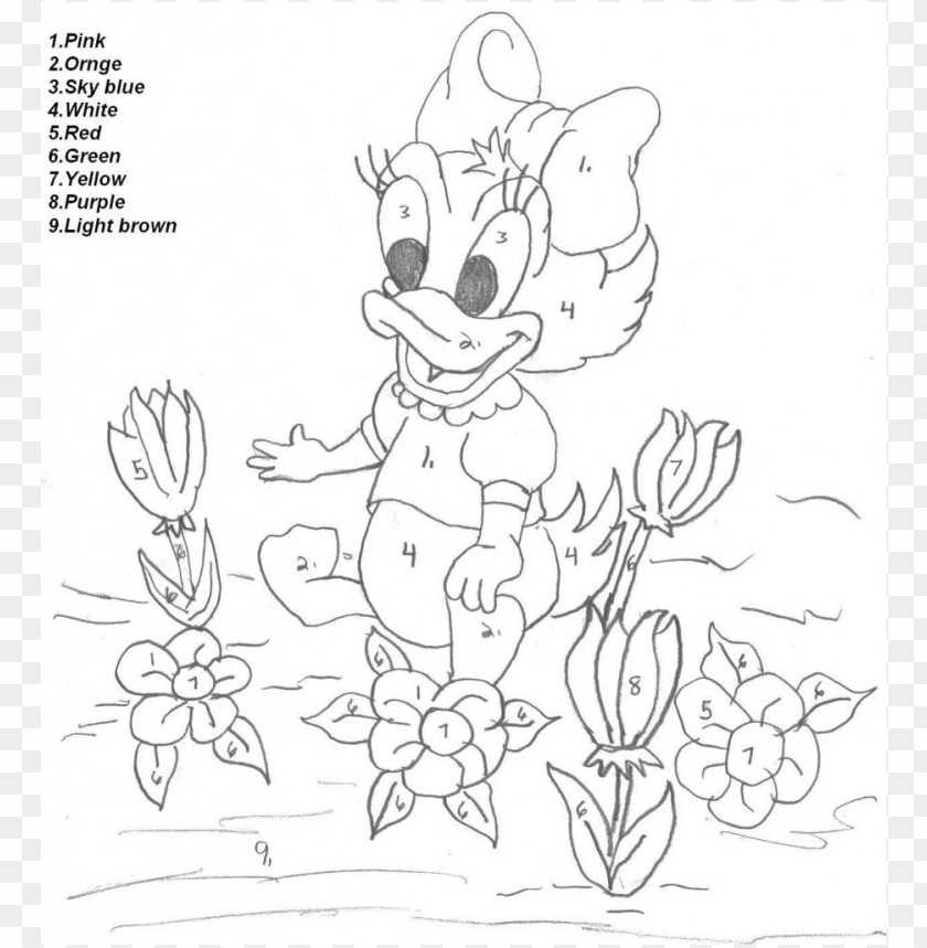 Free download | HD PNG disney color by number coloring pages PNG ...