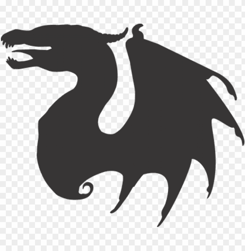 Download Download Dragon Head Silhouette Png | PNG & GIF BASE