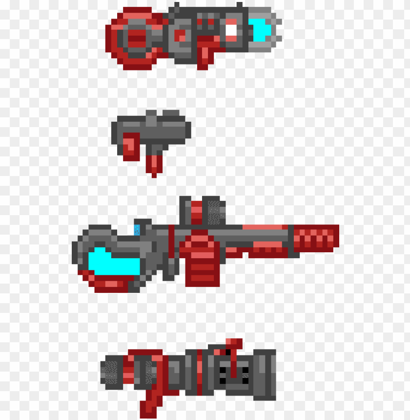 Free download | HD PNG drawn gun sprite sheet sci fi gun sprite PNG ...