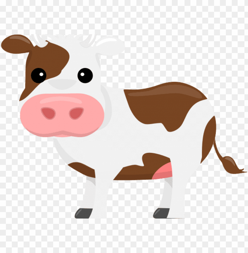 Drawn Meat Cartoon Cow Transparent Background Farm Animals