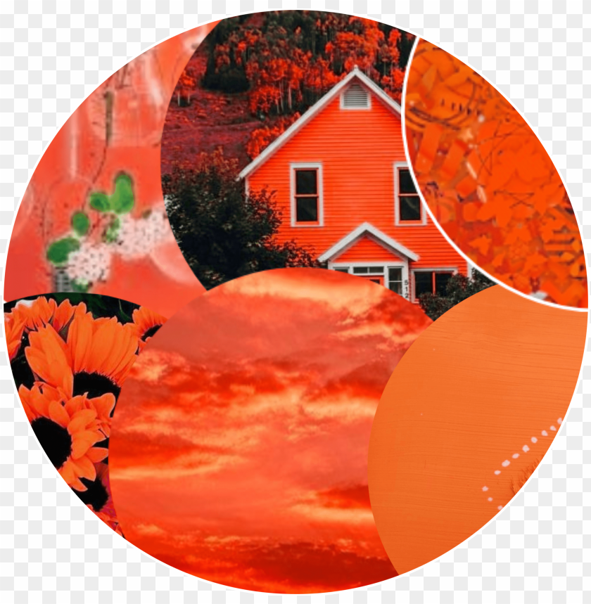 Each Aesthetic Anime Icon Circle Png Peach Aesthetic Circle Png