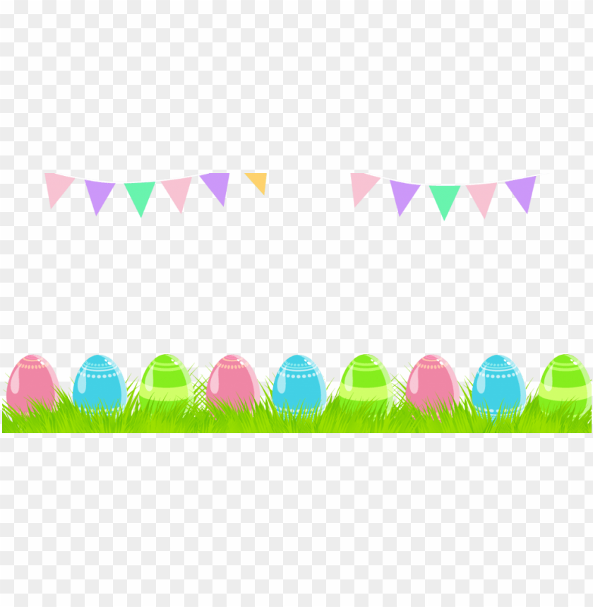 Free download | HD PNG easter egg garland banner PNG transparent with ...