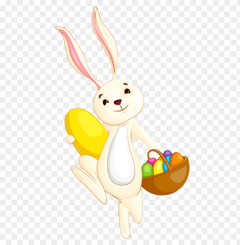 Free download | HD PNG easter bunny with yellow egg transparentpicture ...