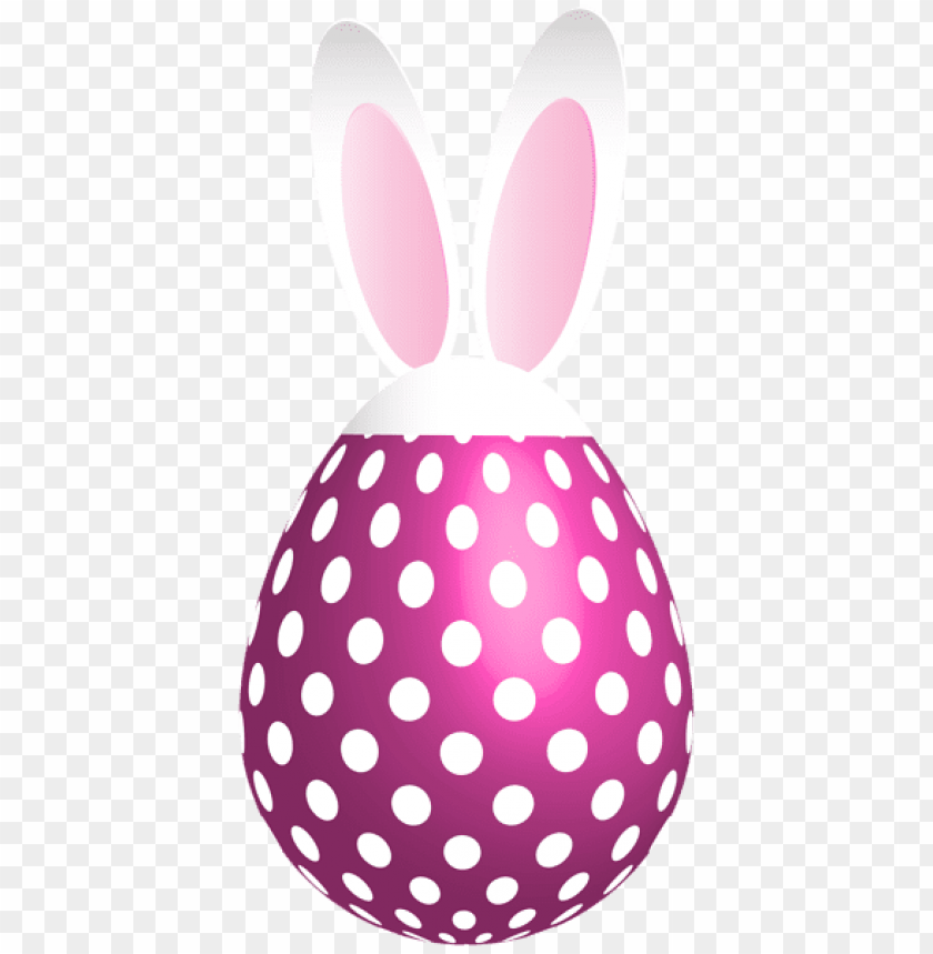 Free download | HD PNG easter dotted bunny egg pink png images ...