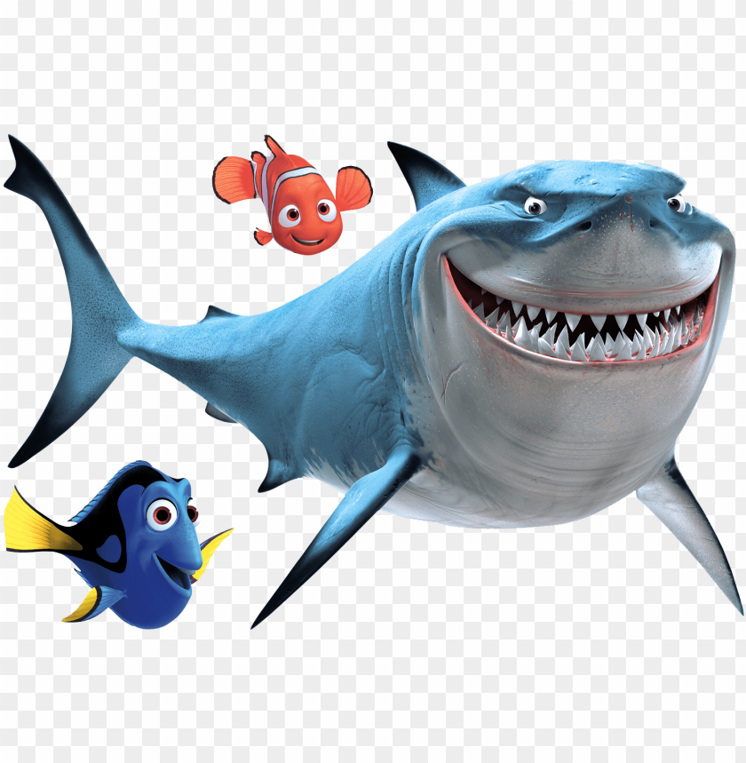 Download emo fish png - finding nemo sharks png - Free PNG Images | TOPpng