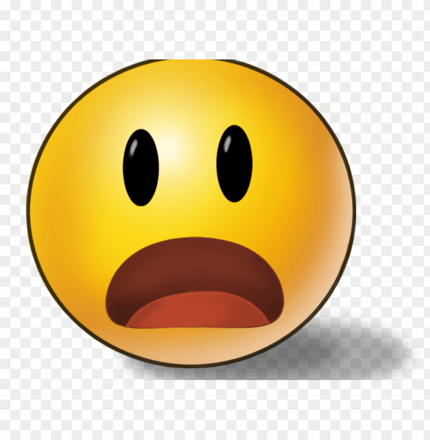 Emoji Face Clipart Surprise Shocked Emotico Png Image With Transparent Background Toppng - roblox anime surprise face