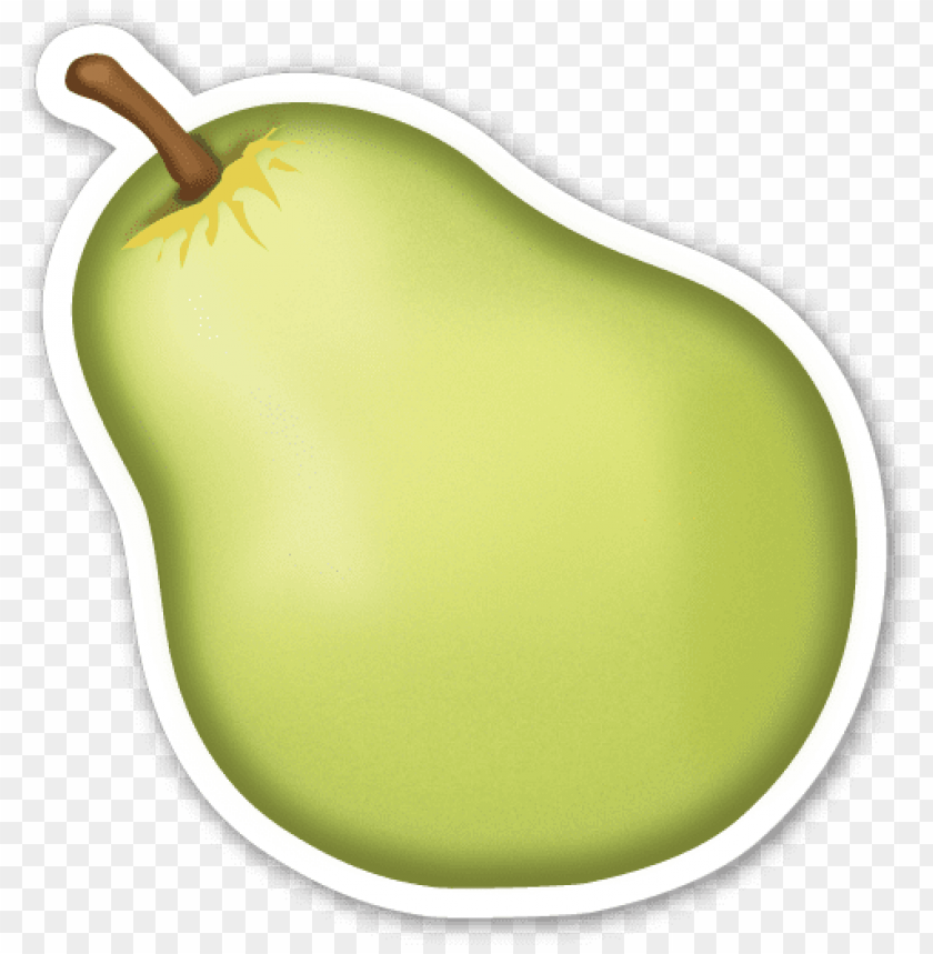 Free download HD PNG emoji pear PNG transparent with Clear Background