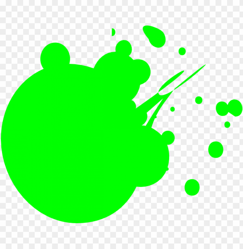 Eon Green Dot Splat Clip Art Paint Splatter Clipart Png Image With Transparent Background Toppng