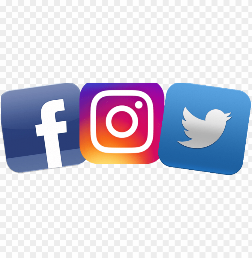 Facebook Twitter Instagram Logo Png Fb Twitter Instagram Logo