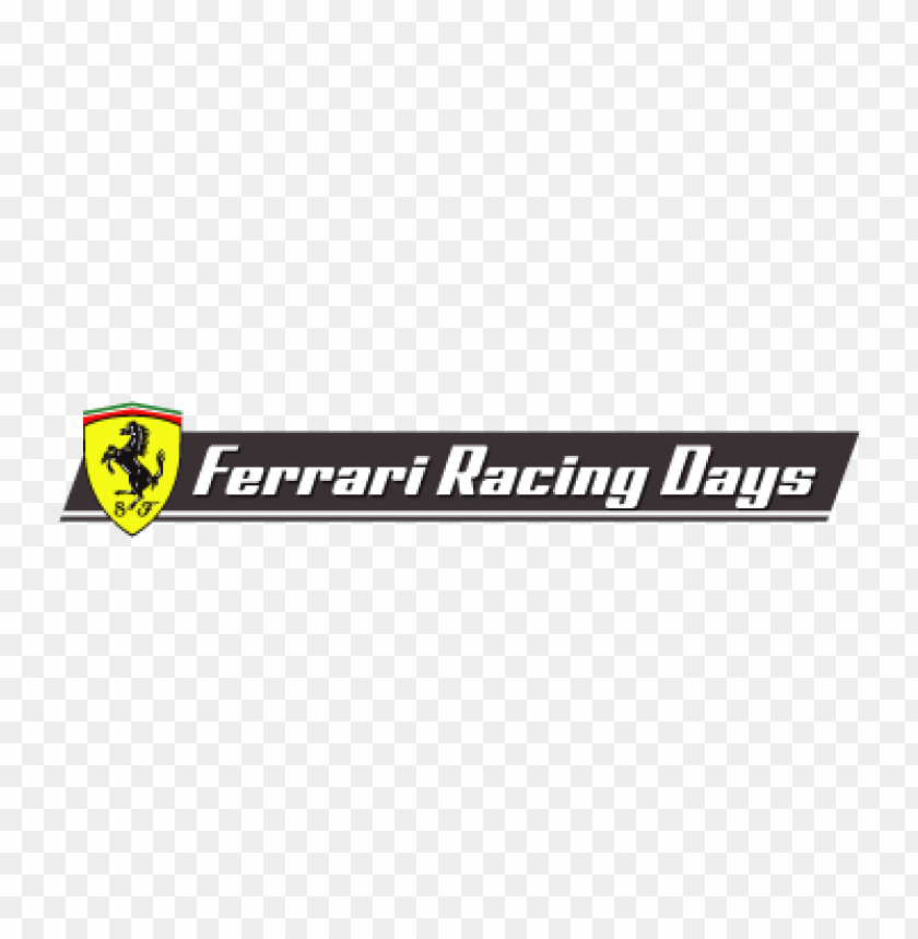 Free download | HD PNG ferrari racing days vector logo | TOPpng