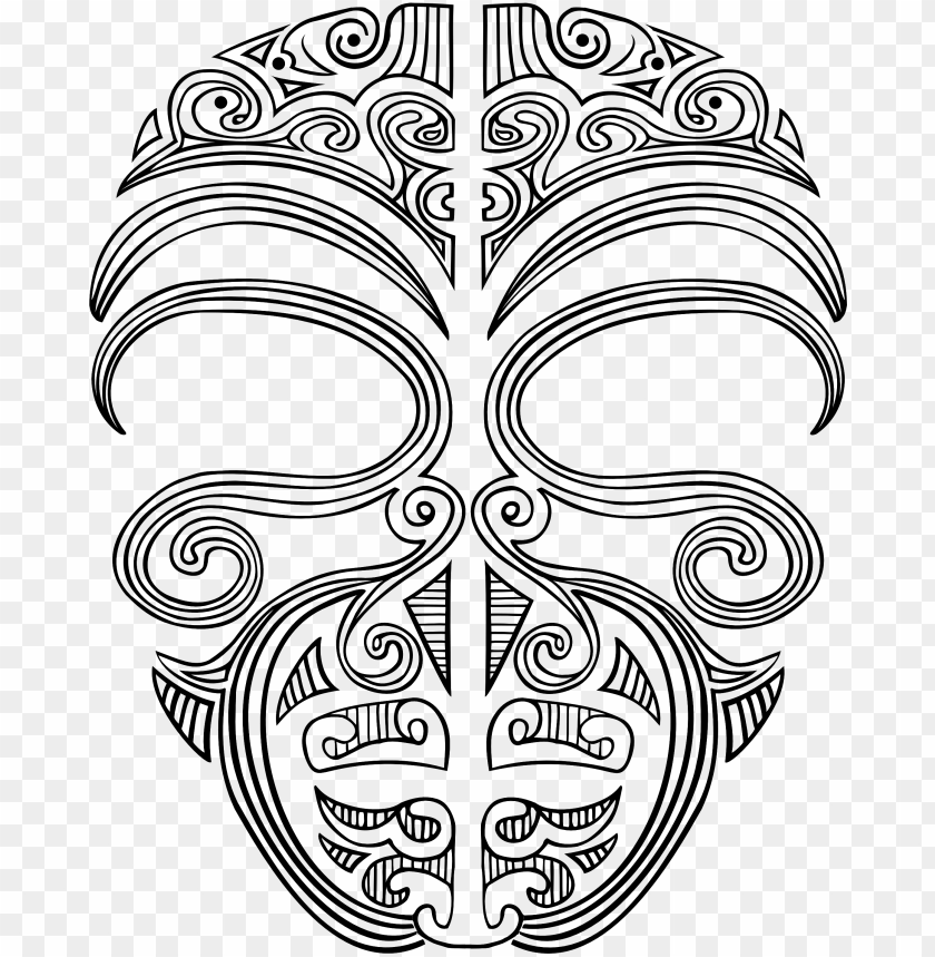 Fht Hanara Maori Face Tattoo Designs Png Image With Transparent