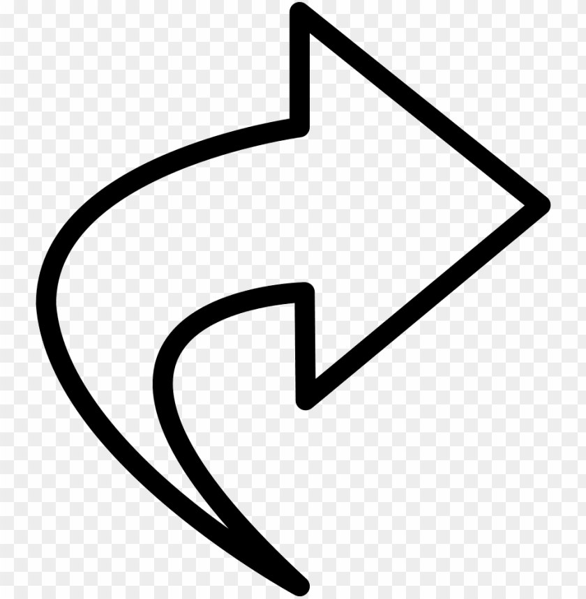 Download file - curved arrow png white png - Free PNG Images | TOPpng