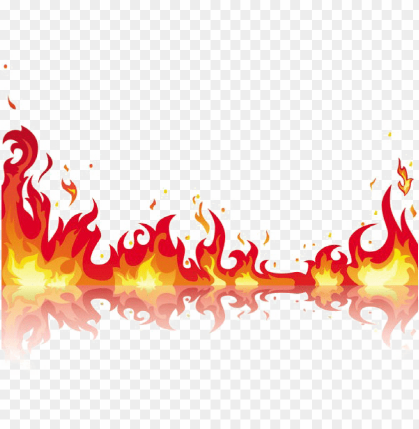 Fire Flame Png Free Download Fire Flames Clipart Border Png Image With Transparent Background Toppng - roblox border png